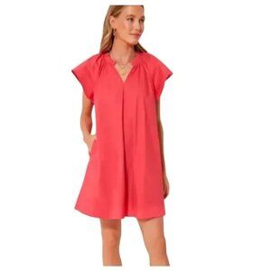 Pomander Place Vivi Mini Dress Size XL Pink Loose Fit Vacation Casual Comfy